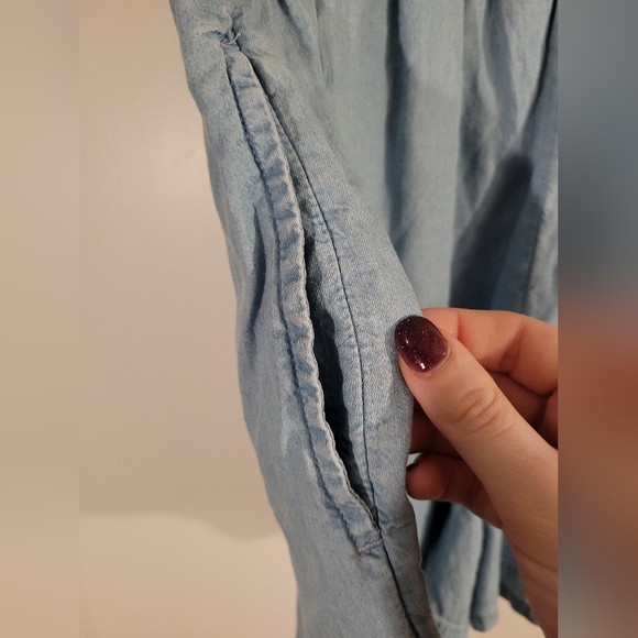 Aerie Soft Denim Romper - Picture 5 of 5